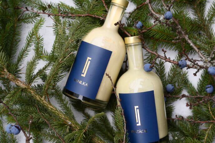 Domácí vaječný likér v prodeji